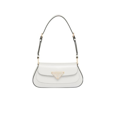 PRADA SHINY LEATHER HANDBAG SHOULDER BAG 1BD345 (24*11*4cm)